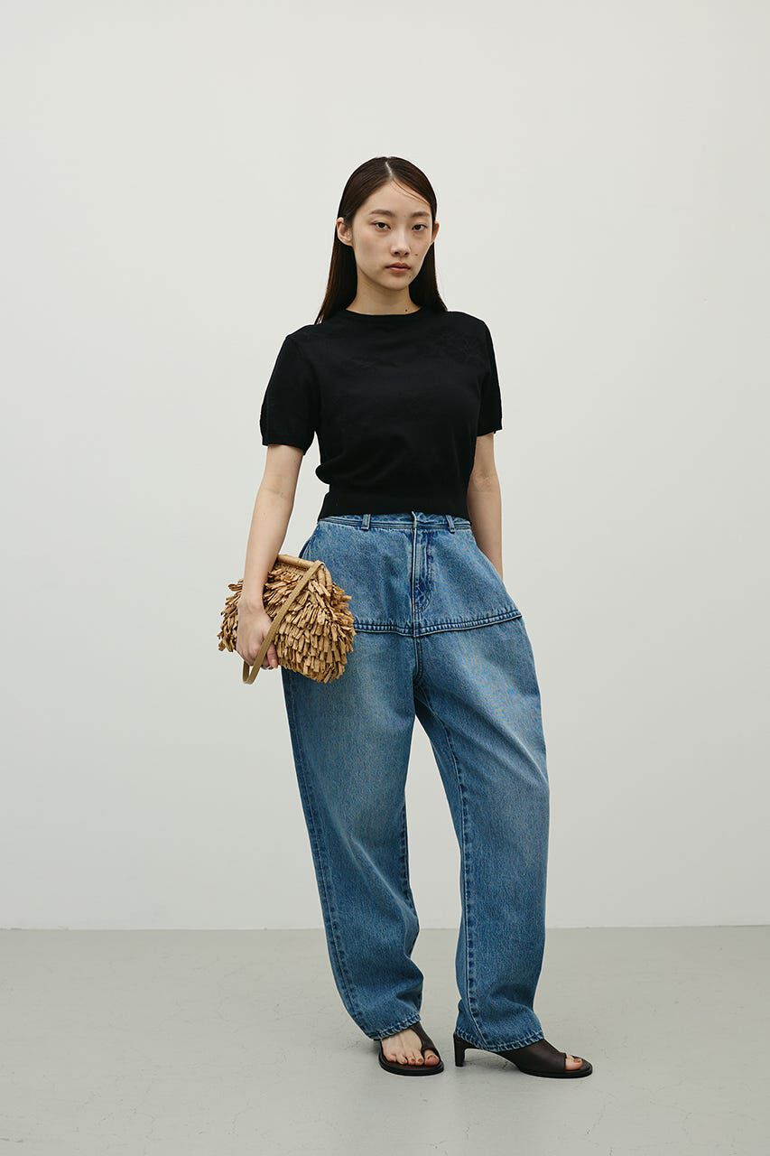 STYLEMIXER「フラワージャガードニット」|ニット・セーター|