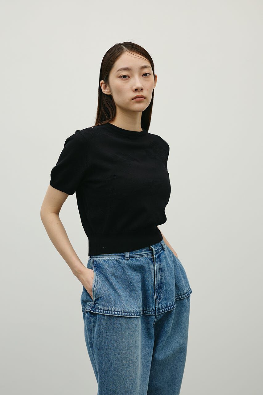 STYLEMIXER「フラワージャガードニット」|ニット・セーター|