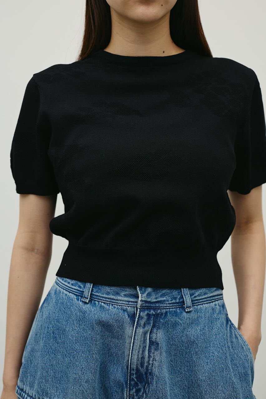 STYLEMIXER「フラワージャガードニット」|ニット・セーター|