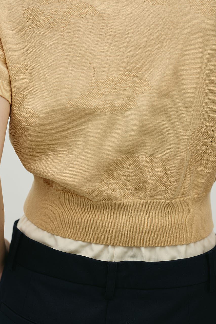 STYLEMIXER「フラワージャガードニット」|ニット・セーター|