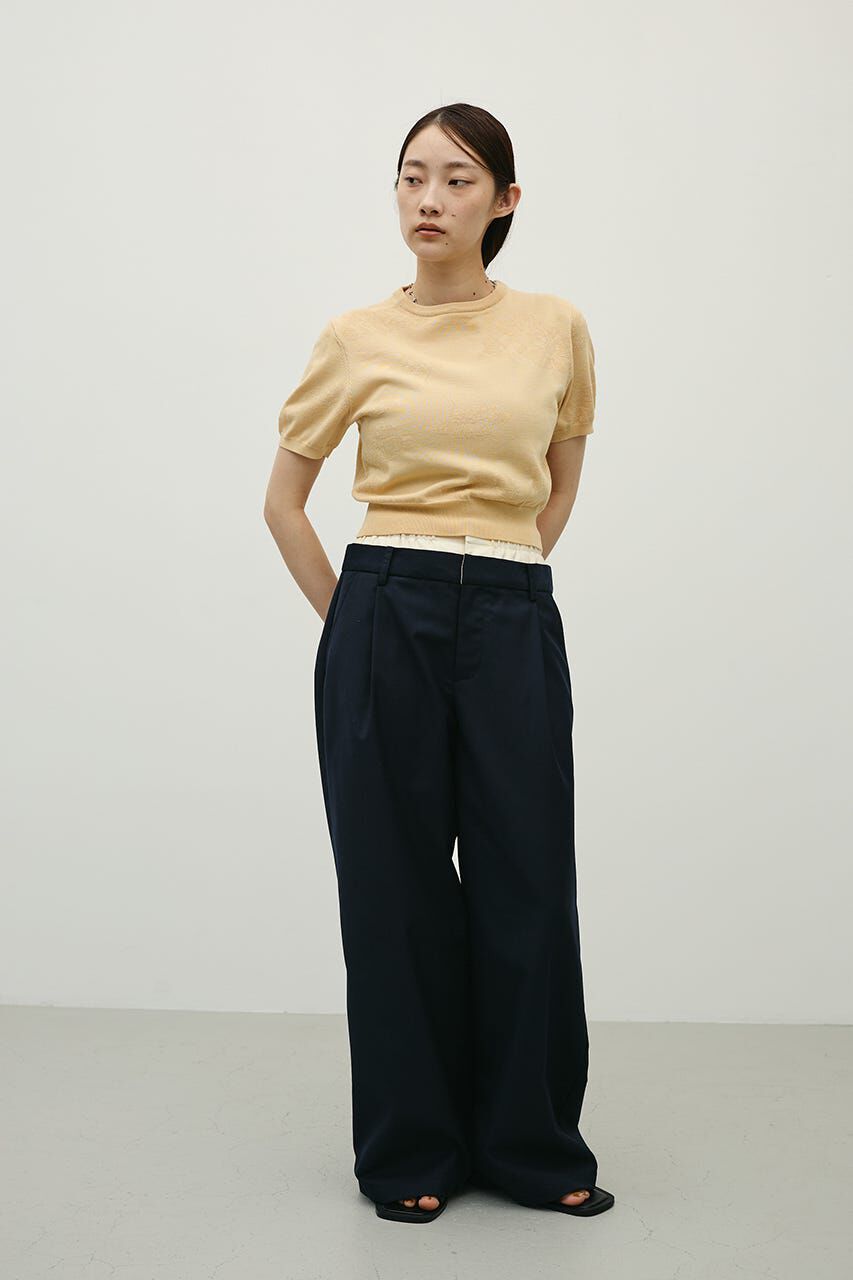 STYLEMIXER「フラワージャガードニット」|ニット・セーター|