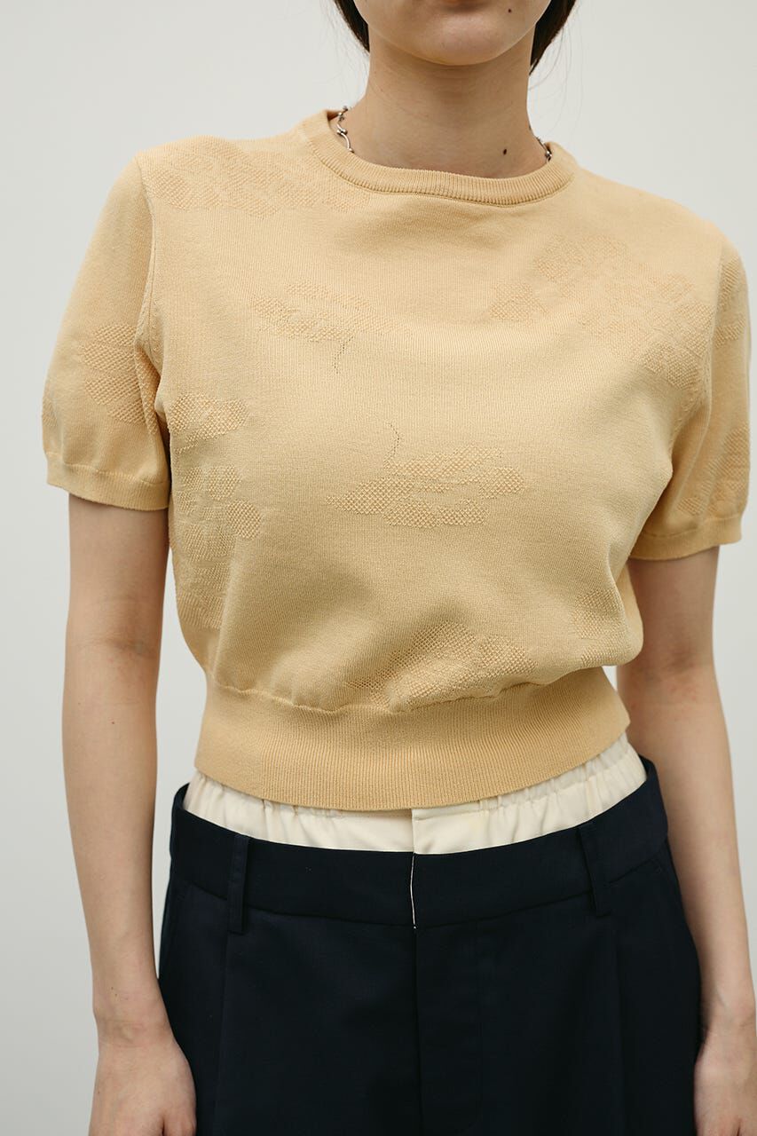 STYLEMIXER「フラワージャガードニット」|ニット・セーター|