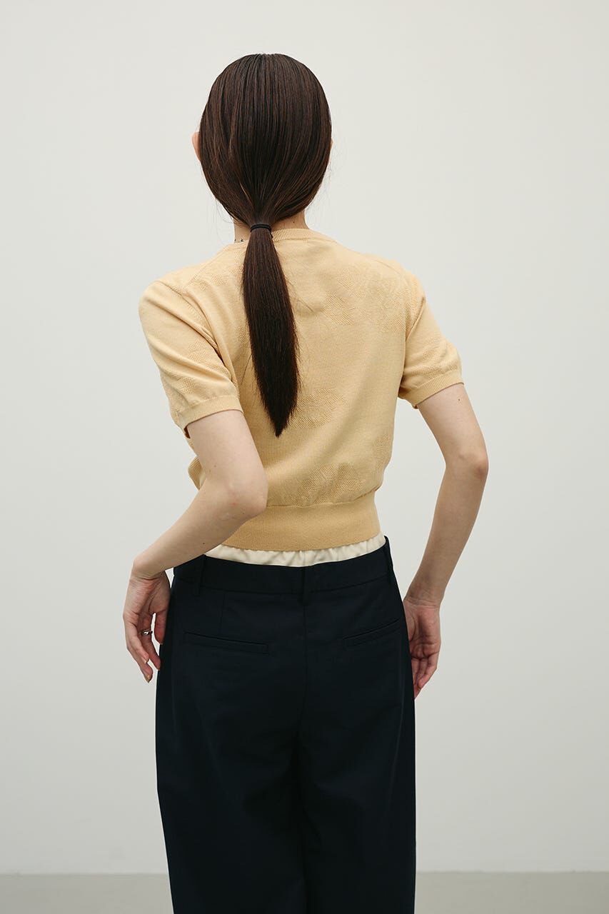 STYLEMIXER「フラワージャガードニット」|ニット・セーター|