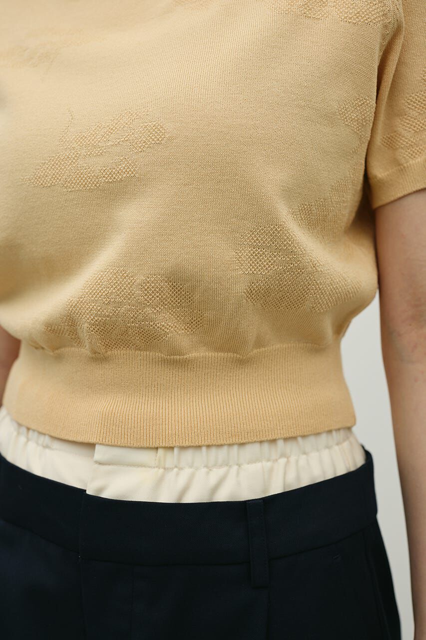 STYLEMIXER「フラワージャガードニット」|ニット・セーター|