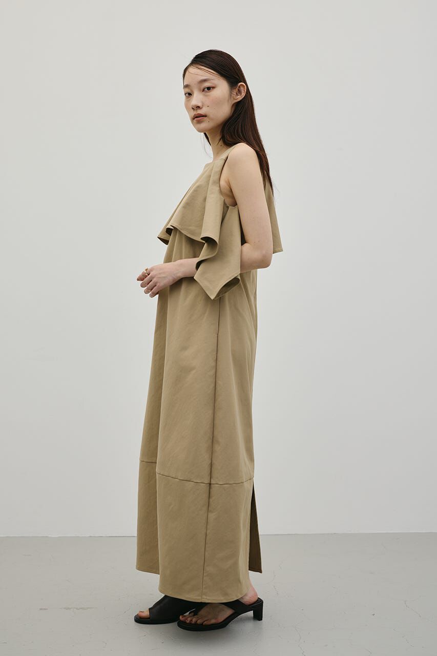 STYLEMIXER「フリルコクーンワンピース」|ワンピース|BEG