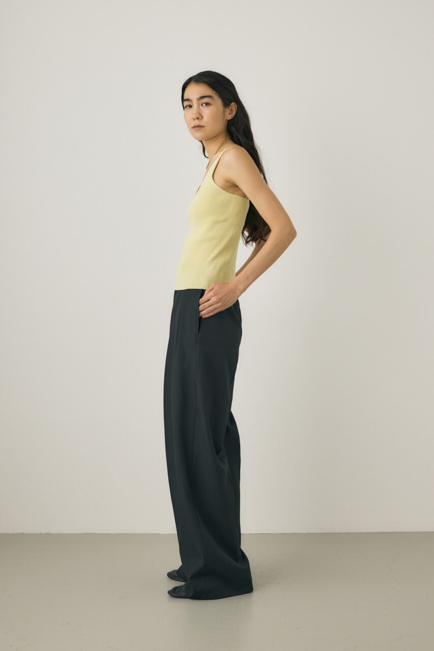 MOUSSY「カップ付きニットキャミソール　リサイクルポリエステル使用」|キャミソール|