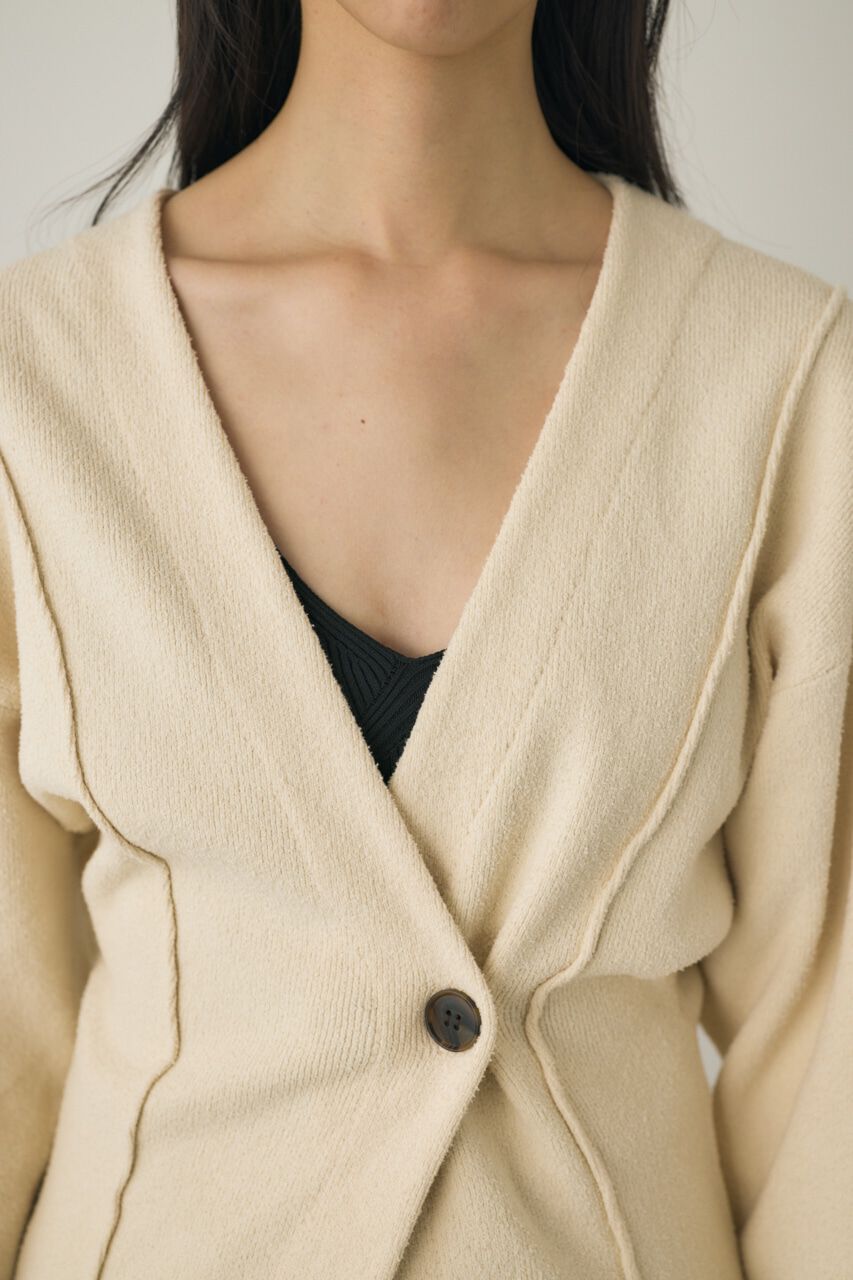 MOUSSY「ニットジャケット　素材の一部にオーガニックコットン使用」|シャツ・ブラウス|