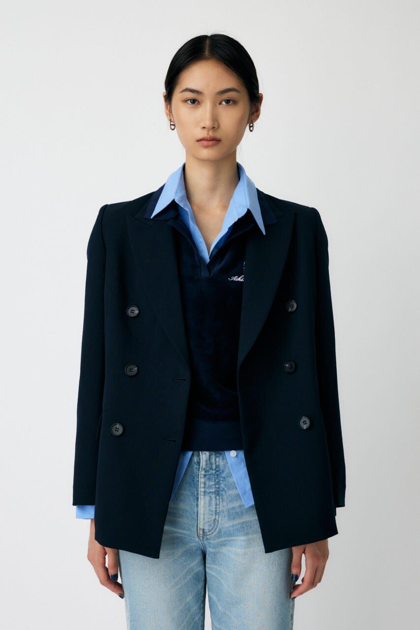 MOUSSY「DOUBLE BREASTED PEAKED ジャケット」|その他|