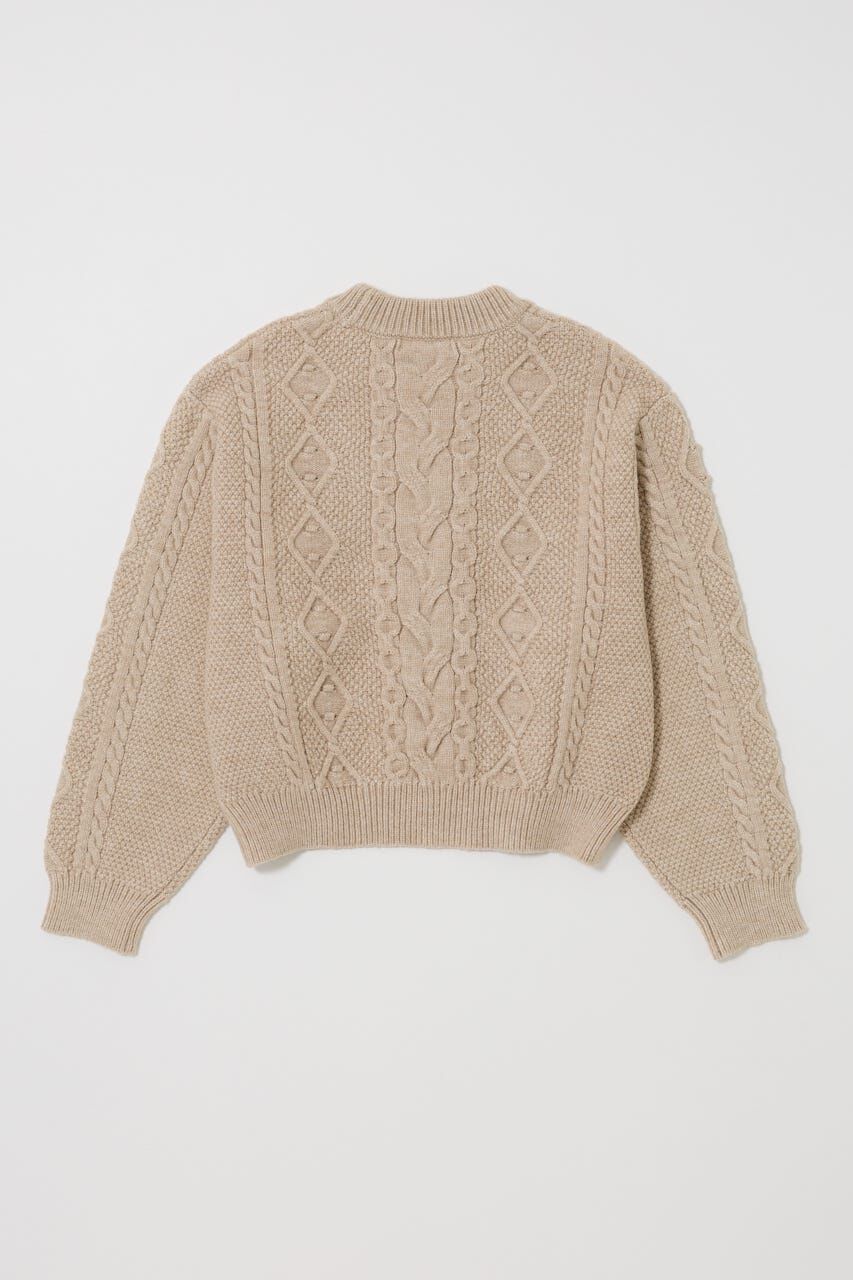 MOUSSY「POPCORN CABLE セーター」|ニット・セーター|