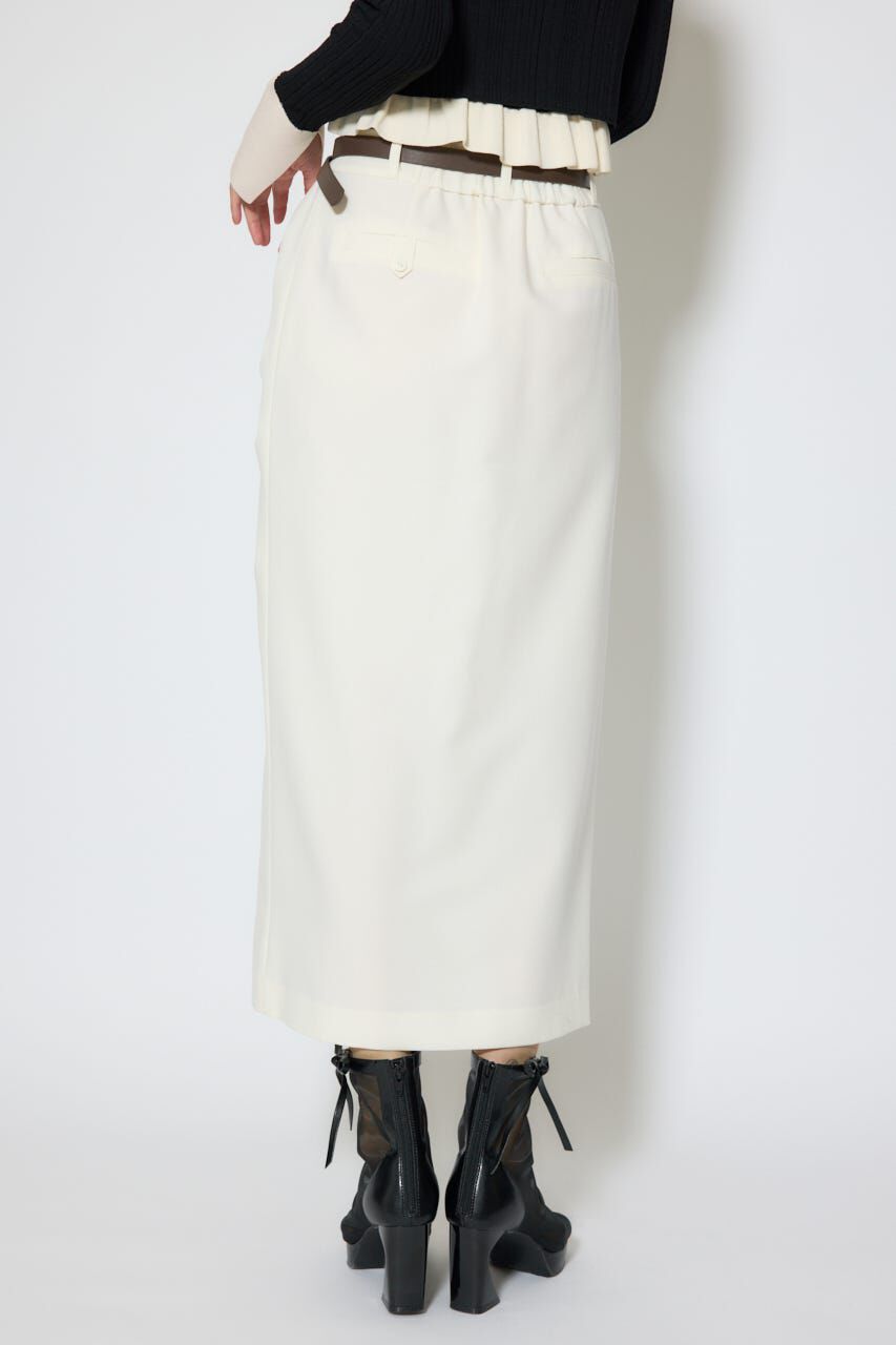 rienda「ダブルウエストデザインロングスカート」|スカート|