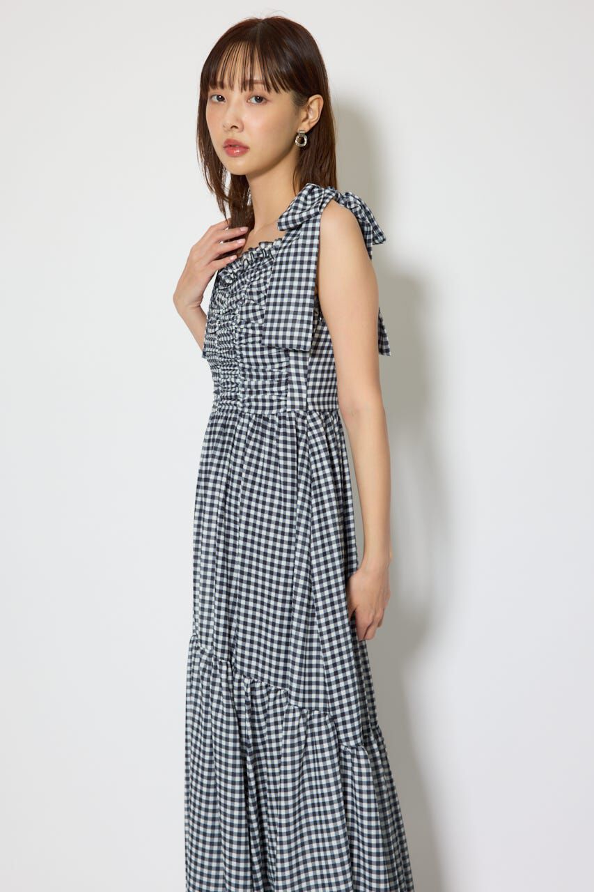 rienda「リボンディティールティアードキャミワンピース」|ワンピース|