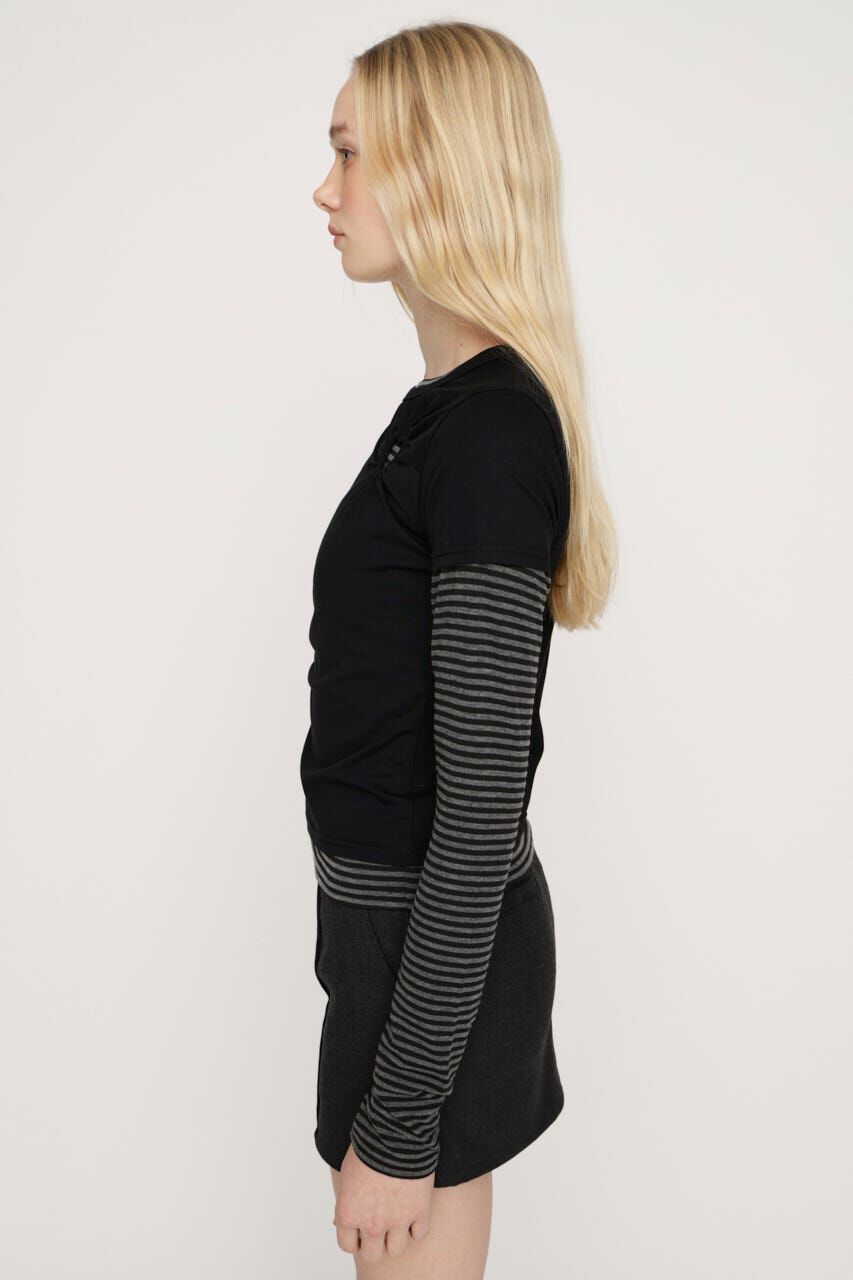 SLY「HEART HOLE 2P トップス」|Tシャツ・カットソー|