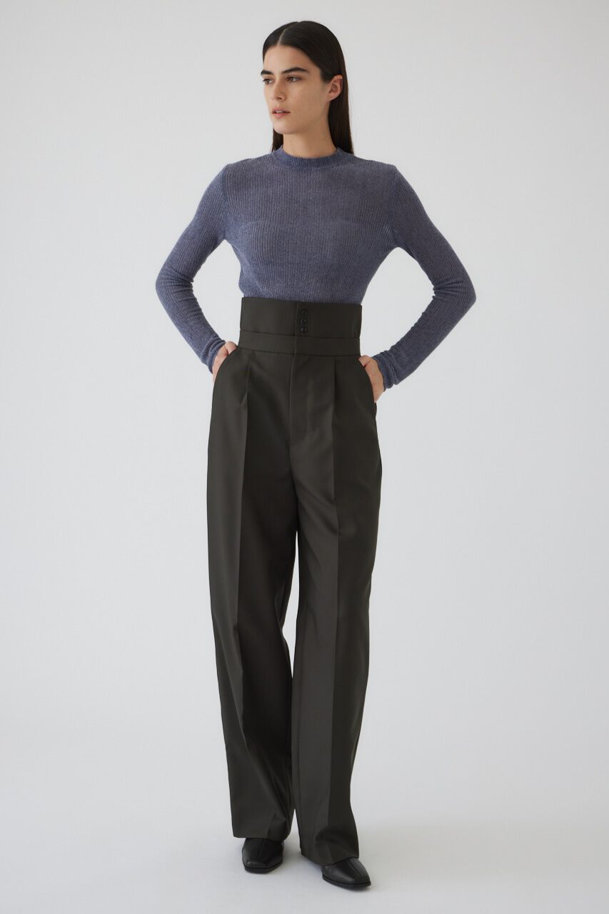 RIM.ARK 「Gabardine super high waist PT」|その他|