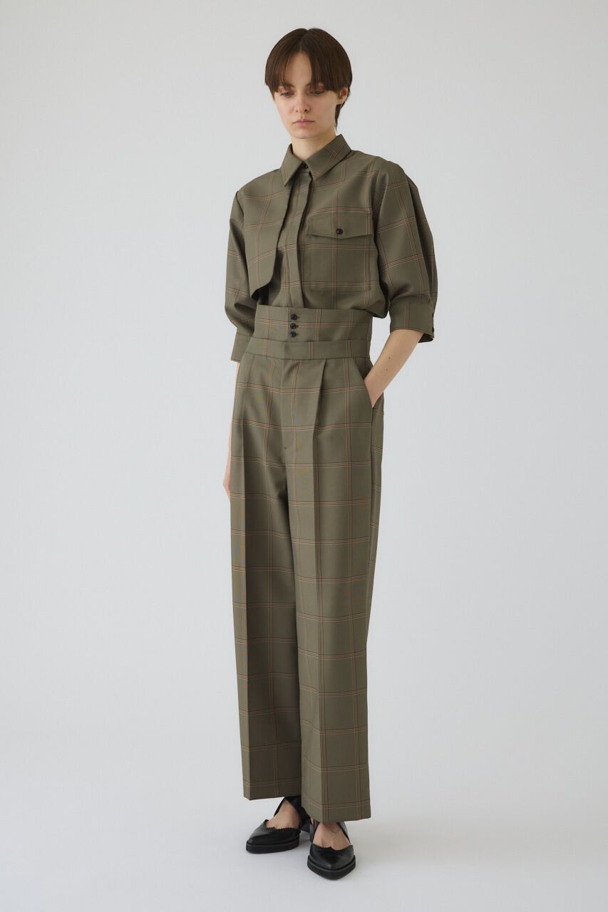 RIM.ARK 「Gabardine super high waist PT」|その他|