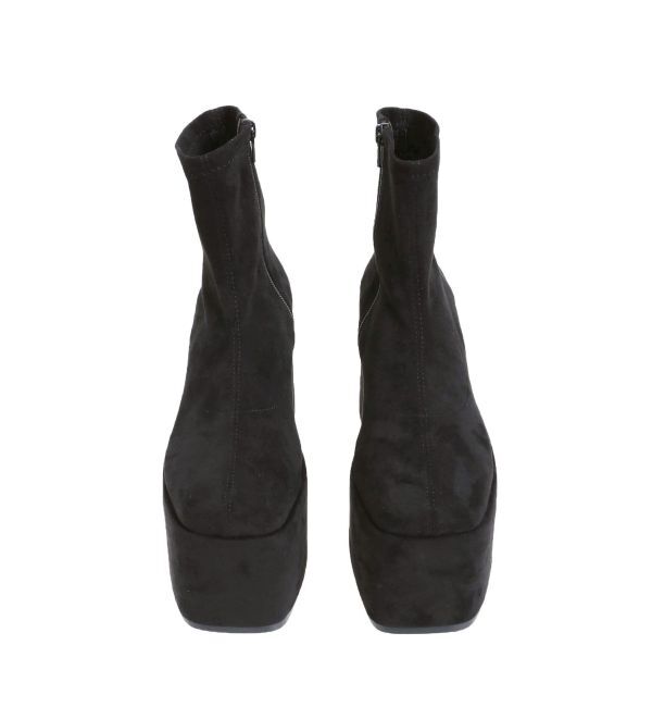 RESEXXY「【追加生産分】厚底スエードショートブーツ」|ショートブーツ|
