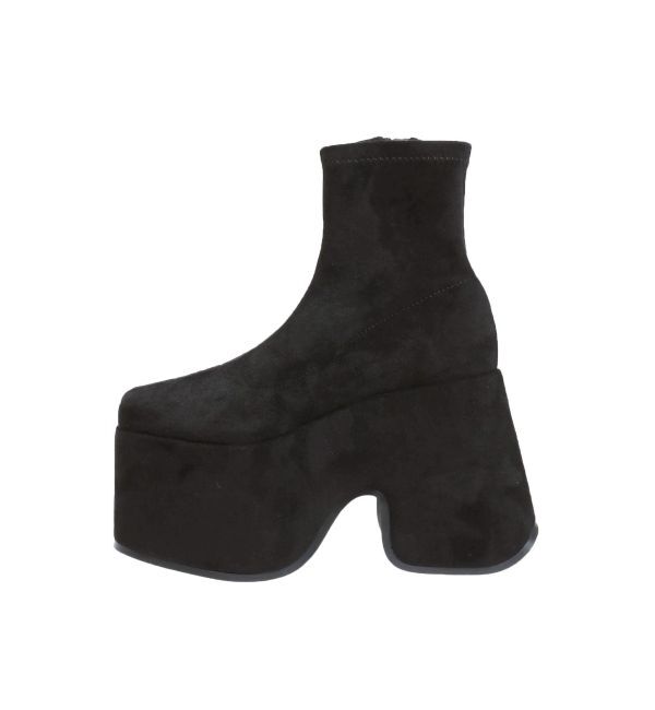 RESEXXY「【追加生産分】厚底スエードショートブーツ」|ショートブーツ|