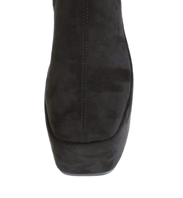 RESEXXY「【追加生産分】厚底スエードショートブーツ」|ショートブーツ|