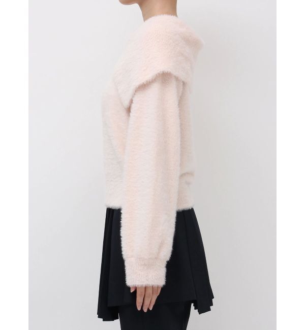 dazzlin「2WAYミニシャギーオフショルニット」|ニット・セーター|