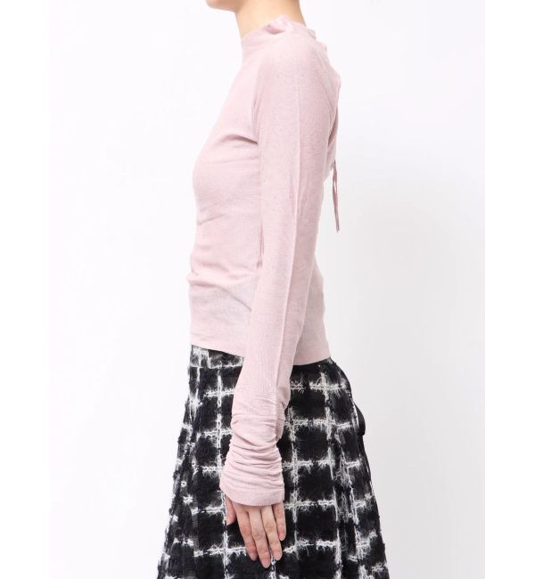 dazzlin「バックオープンスパンコールシアーニットトップス」|ニット・セーター|