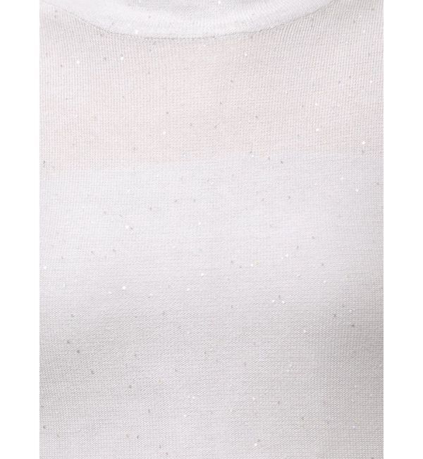 dazzlin「バックオープンスパンコールシアーニットトップス」|ニット・セーター|