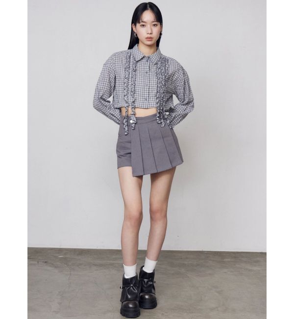 EMODA「テープフリルワイドショートシャツ」|シャツ・ブラウス|