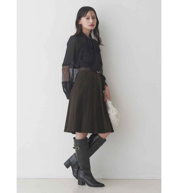 MERCURYDUO「ポイントレースボウタイブラウス」|シャツ・ブラウス|