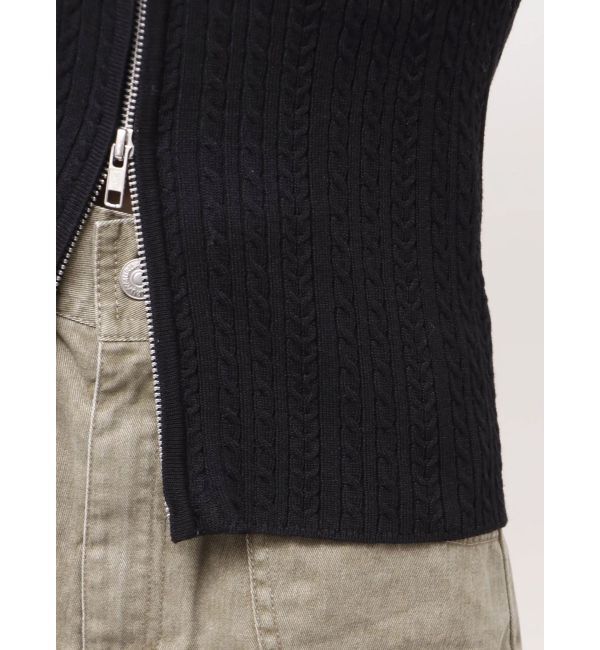 MURUA「オフショルダーケーブルニット」|ニット・セーター|