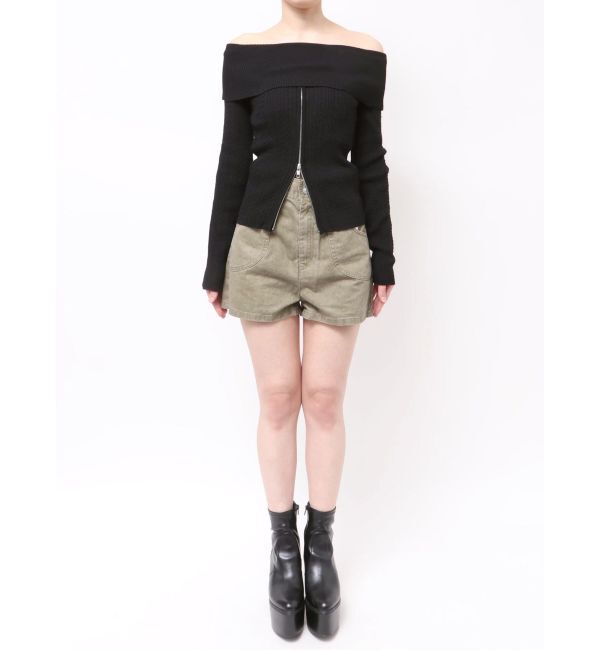 MURUA「オフショルダーケーブルニット」|ニット・セーター|