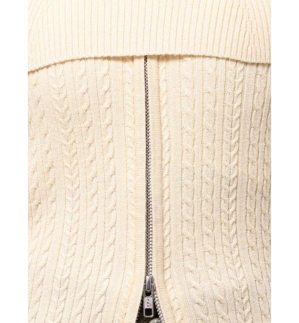 MURUA「オフショルダーケーブルニット」|ニット・セーター|