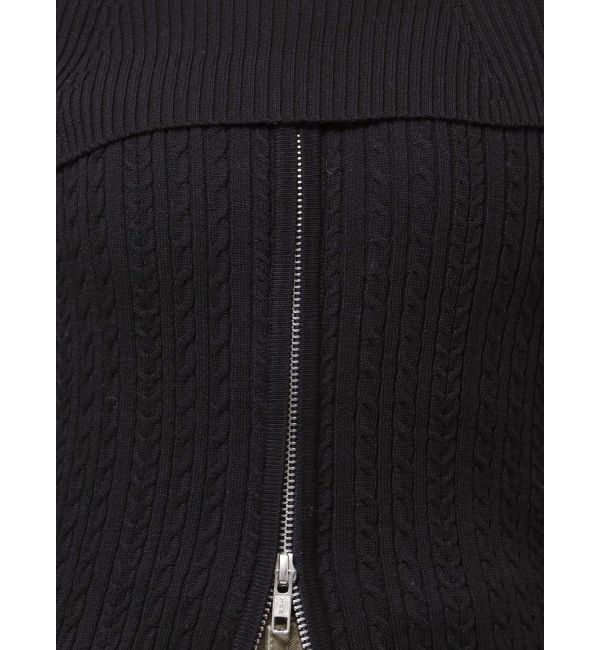 MURUA「オフショルダーケーブルニット」|ニット・セーター|