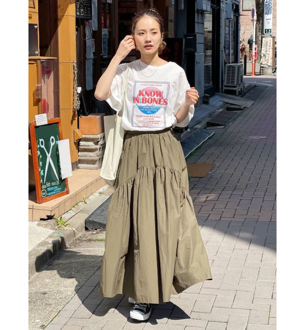 Ungrid「ギャザーデザインスカート」|スカート|