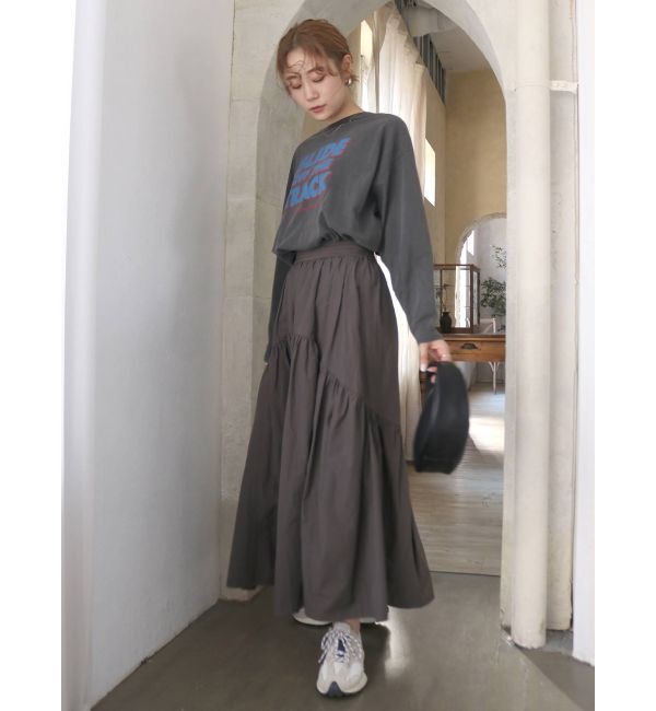 Ungrid「ギャザーデザインスカート」|スカート|
