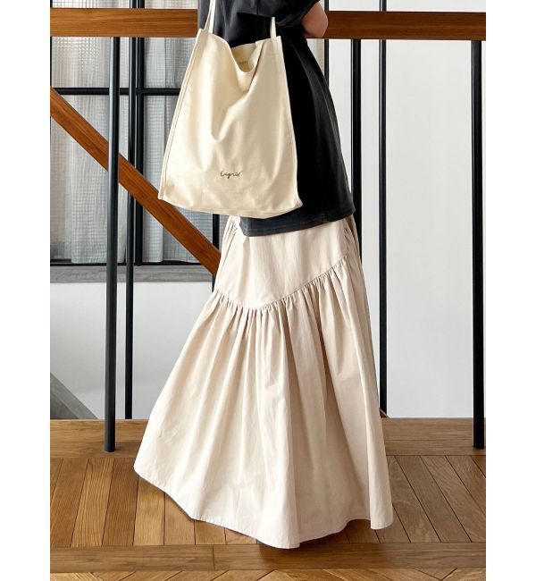 Ungrid「ギャザーデザインスカート」|スカート|