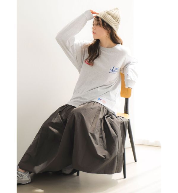 Ungrid「Russell Berkley別注 ロゴロングスリーブTee」|Tシャツ・カットソー|