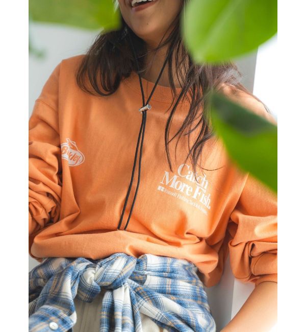 Ungrid「Russell Berkley別注 ロゴロングスリーブTee」|Tシャツ・カットソー|