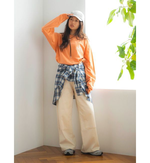 Ungrid「Russell Berkley別注 ロゴロングスリーブTee」|Tシャツ・カットソー|