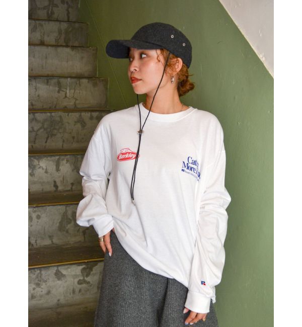 Ungrid「Russell Berkley別注 ロゴロングスリーブTee」|Tシャツ・カットソー|