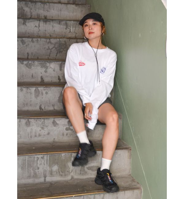 Ungrid「Russell Berkley別注 ロゴロングスリーブTee」|Tシャツ・カットソー|