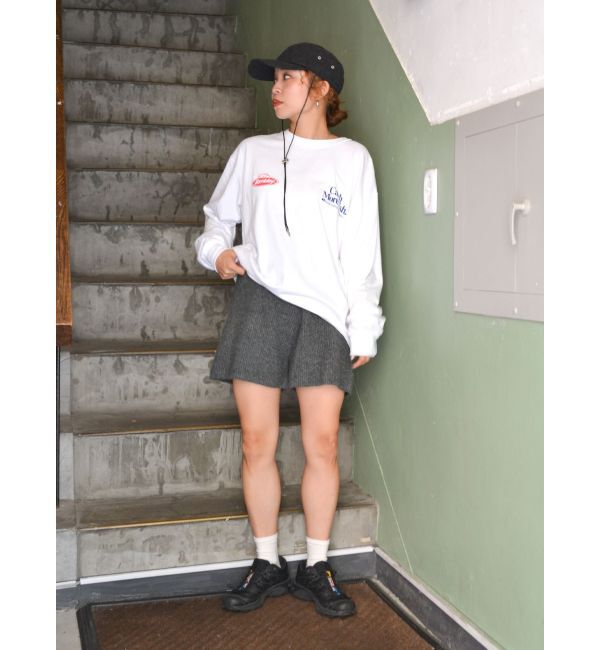 Ungrid「Russell Berkley別注 ロゴロングスリーブTee」|Tシャツ・カットソー|