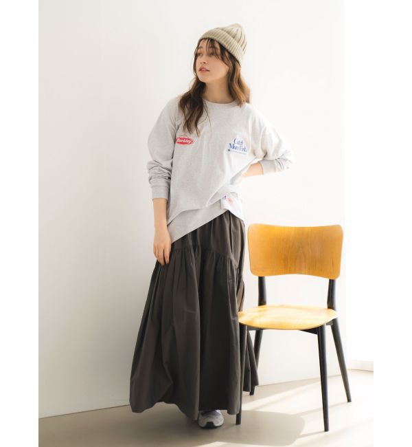 Ungrid「Russell Berkley別注 ロゴロングスリーブTee」|Tシャツ・カットソー|