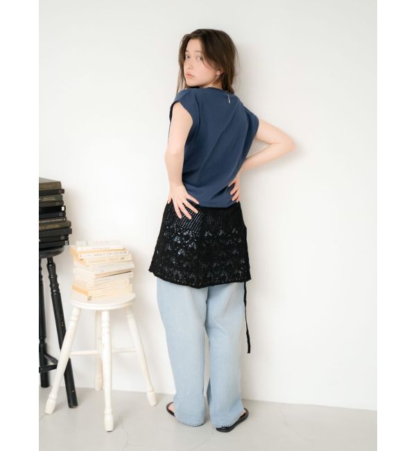 Ungrid「ルーズフィットテーパードデニム」|デニム|