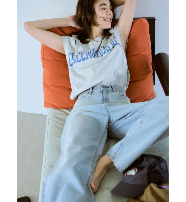 Ungrid「ルーズフィットテーパードデニム」|デニム|