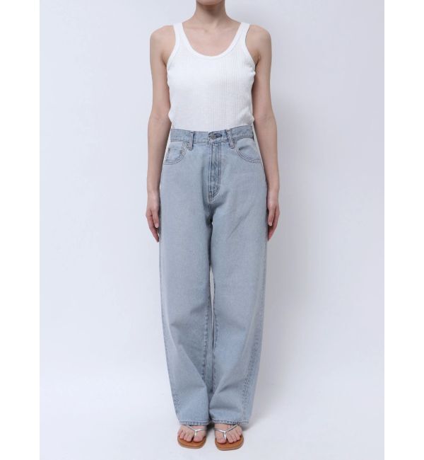 Ungrid「ルーズフィットテーパードデニム」|デニム|