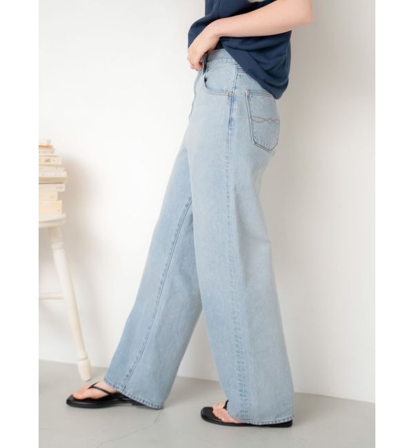 Ungrid「ルーズフィットテーパードデニム」|デニム|