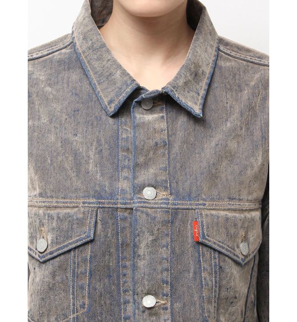 Ungrid「フロッキー起毛デニムジャケット」|デニムジャケット|