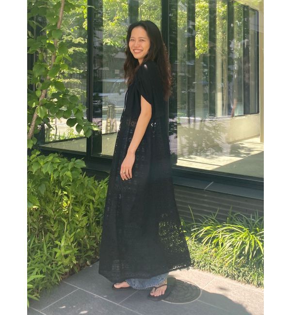 Ungrid「メッシュレースノースリワンピース」|ワンピース|