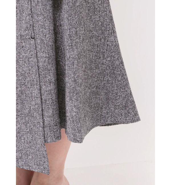 LAGUNAMOON「ツイードウエストアシメナローフレアスカート」|スカート|