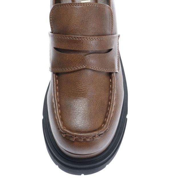 EVRIS「vintage プラットフォームローファー」|ローファー|