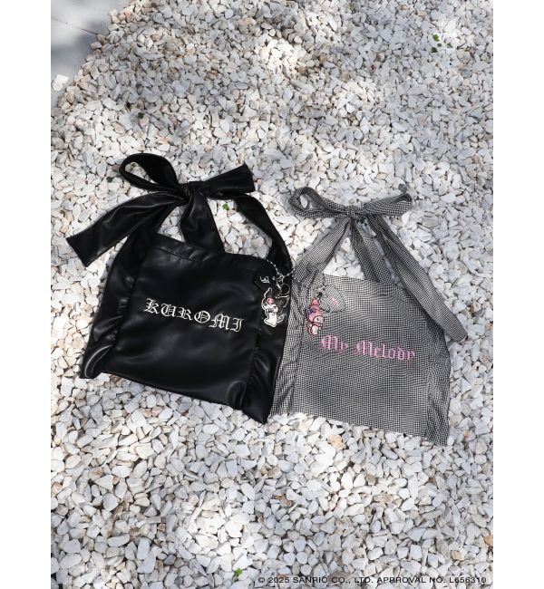 jouetie「【メロクロコラボ】KUROMIリボントートBAG」|トートバッグ|