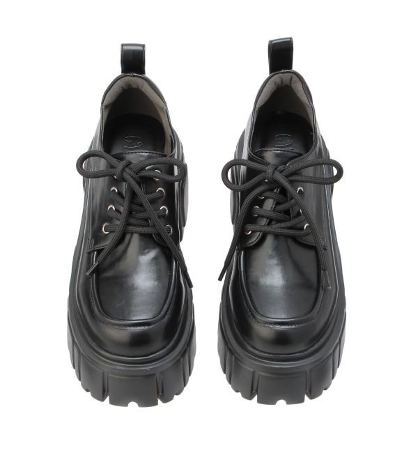 GYDA「レースアップボリュームソールローファー」|ローファー|